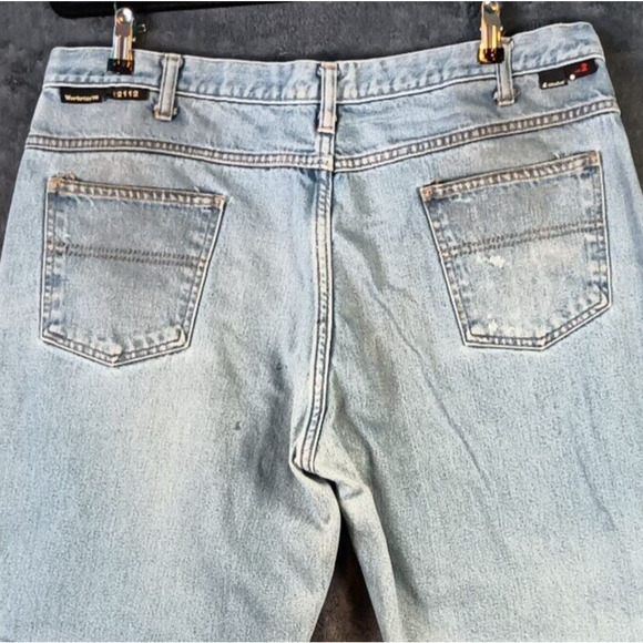 Flame resistant Jeans Men 40 Blue Denim Ultra Soft Relaxed Fit - Picture 15 of 16